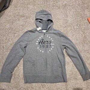 Aero 1987 Circle Full-Zip Hoodie